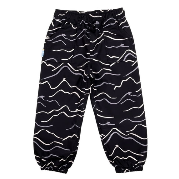 JAN & JUL Water-Proof Snow Rain Pants for Kids, Boys, Girls (Fleece-Lined: Bear Mountain, 4T)