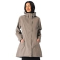 thumbnail image 1 of JAN & JUL Waterproof Long Raincoat Breathable and Hooded Rain Jacket (Earthy Taupe, S), 1 of 6