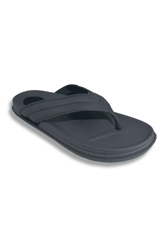 JAN Unisex Lightweight EVA Flip Flops - Gray, Comfort Thong Sandals for Beach, Shower & Casual Wear