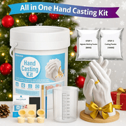JANCHUN Hand Casting Kit - Valentines Day DIY Hand Casting Kit with Plaster Mold, Sculpture Base, Paint - Anniversary, Wedding, Easter, Mothers Day Gift for Her, Him, Mom, Lady, Newborn, Friend