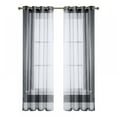 thumbnail image 1 of JANDEL 1 Piece Semi Sheer Voile Window Curtain Drapes Grommet Panels for Bedroom, Living Room & Kids Room, 52*72inch, 1 of 9