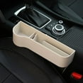 thumbnail image 1 of JANDEL 1Pc Car Seat Crevice Gaps Storage Box ABS Plastic Auto Drink Pockets Organizers Universal Size Seats Interior Accessories, 1 of 4