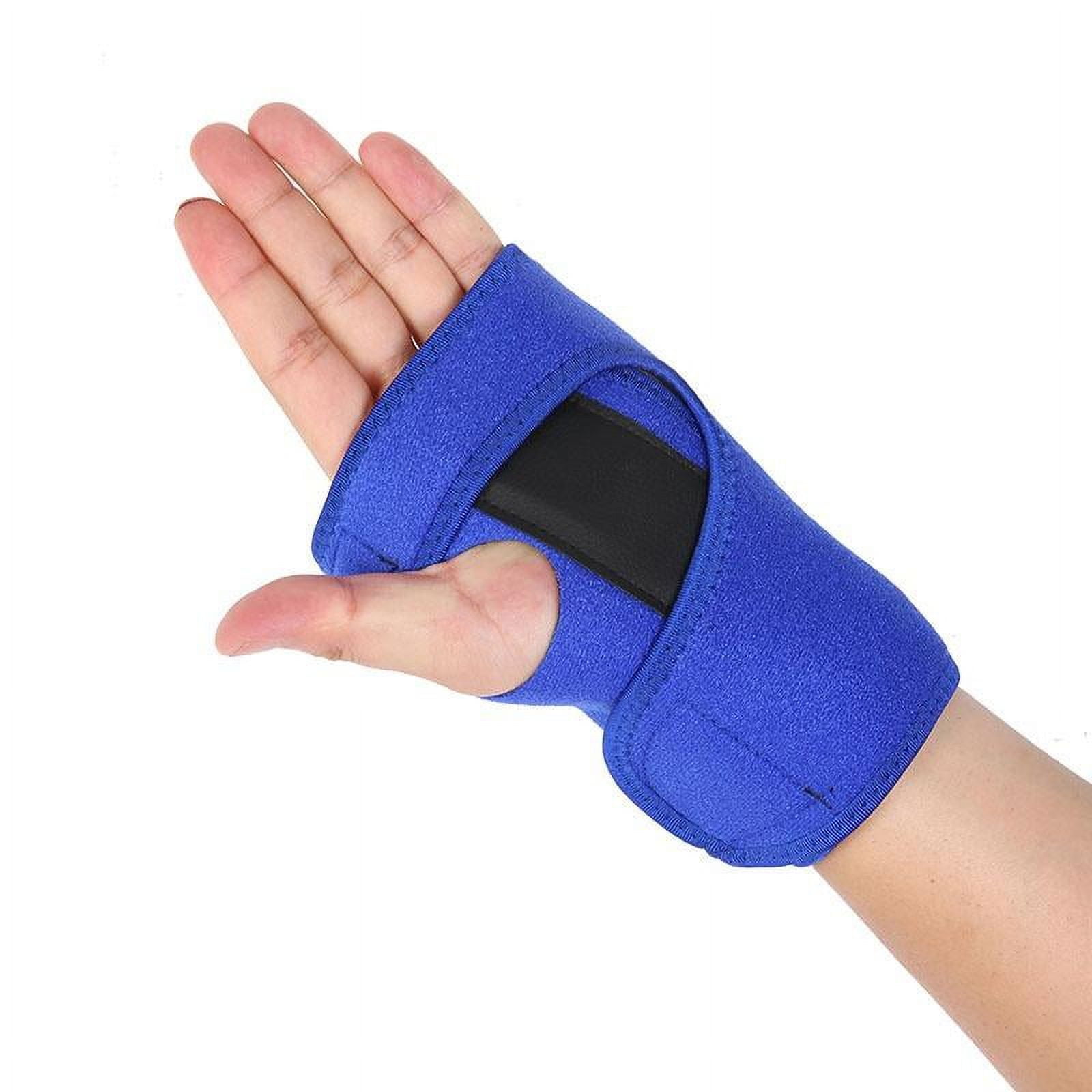 JANDEL 1Pcs Adjustable Breathable Wrist Brace Support Left Hand Relief Carpal Tunnel Splint Sprains Arthritis Band Belt BLue