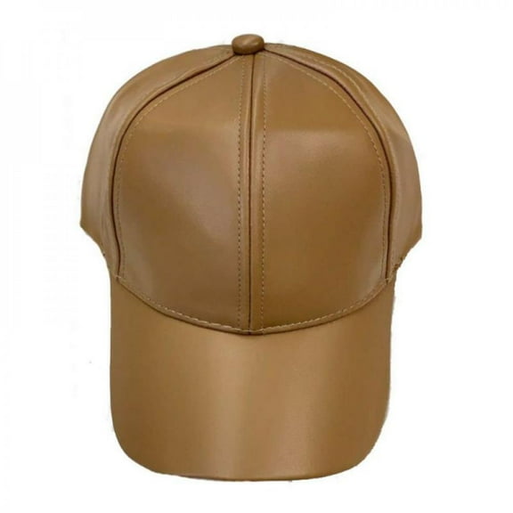 JANDEL Adjustable Unisex Genuine Cowhide Leather Baseball Cap for Outdoor Sports Hat