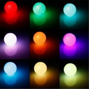 JANDEL LED Light Bulb Dimmable Protecte Eye, 16 Colorful Remote Control Night Light Portable 3W/5W E27, Create Gorgeous Lights And Quiet Atmosphere For Party,Home,bar