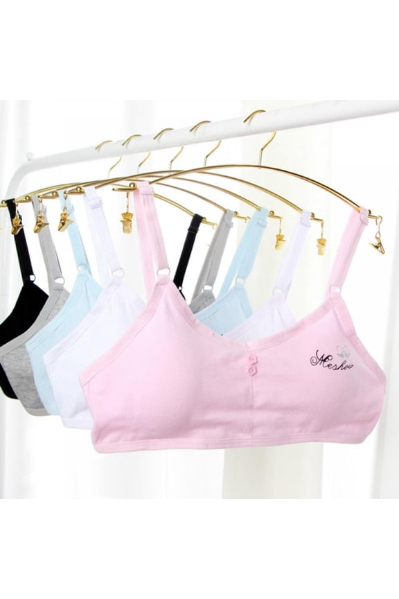 Teen Girls Cotton Bra Sports Bra Underwear 12-18Y