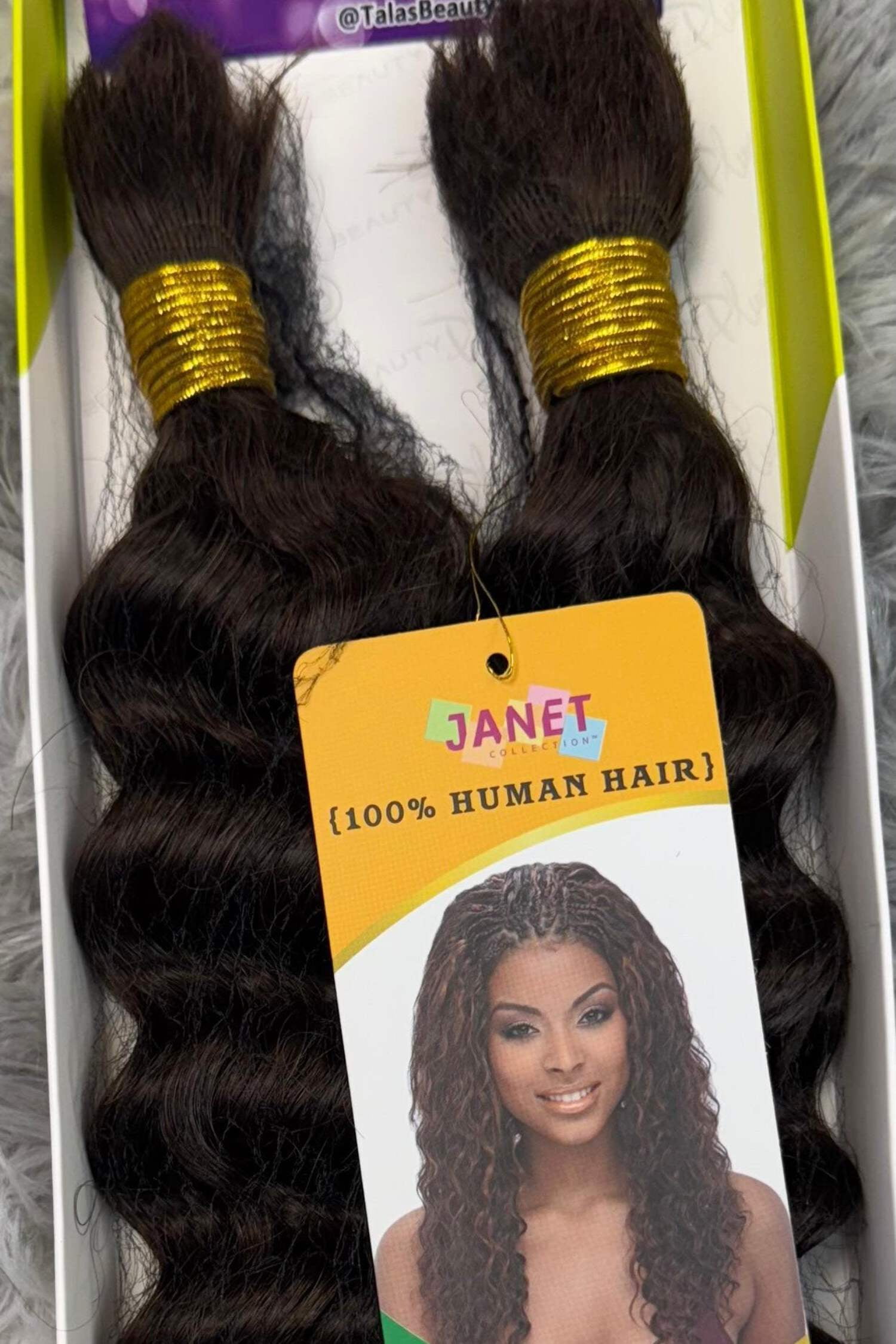 JANET COLLECTION – New Deep Bulk 100% Human Hair Braid – Crochet