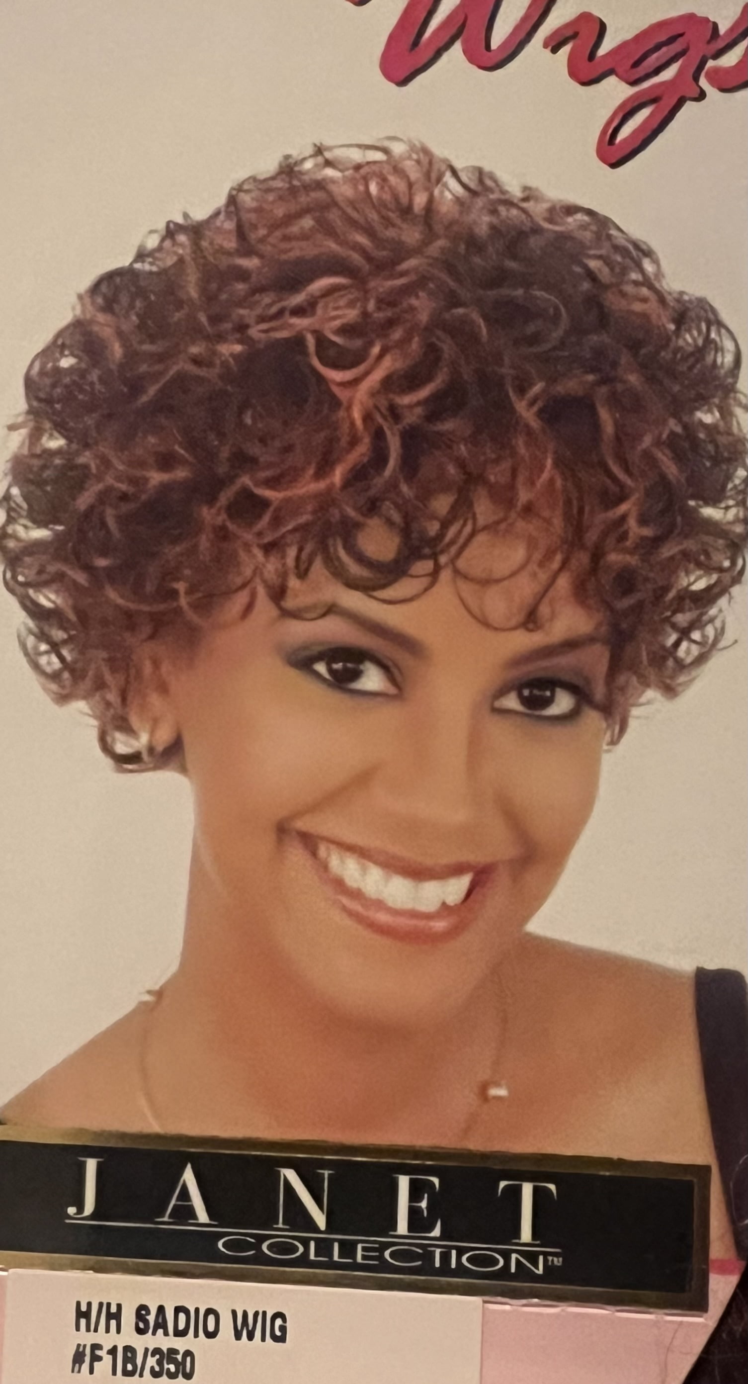 JANET Collection  100%  Human Hair SADIO Wig - Color #F1B/350