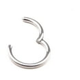 thumbnail image 1 of JANGSLNG 1 Pc 16G 14G Hinged Segment Hoop Ring Stainless Steel Lip Nose Septum Piercing, 1 of 8