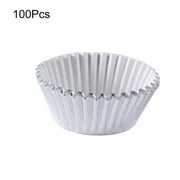 JANGSLNG 100Pcs Aluminum Foil Muffin Cases Paper Baking Cupcake Cups Kitchen Bakeware