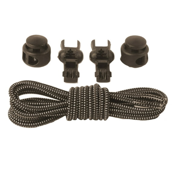 JANGSLNG 100cm No Tie Shoelaces Stretching Lock Lace Locking Sneaker Elastic Shoe Laces