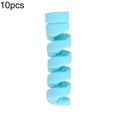 thumbnail image 1 of JANGSLNG 10Pcs Cord Protector Spiral Design Soft Silicone Universal Lightweight Charger Cable Saver for Charging Line, 1 of 8