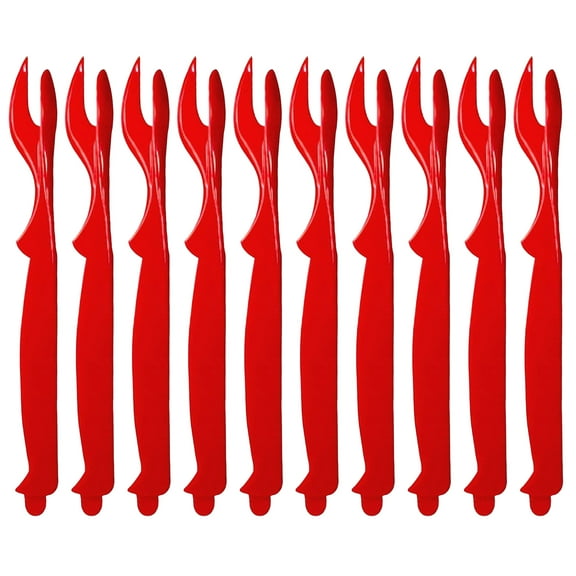 JANGSLNG 10Pcs Crab Legs Cracker Efficient Seafood Preparation Compact Lobster Crawfish Prawns Shrimp Cracker Easy Opener Shellfish Pick Seafood Tool