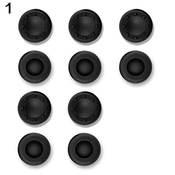 JANGSLNG 10Pcs Silicone Thumbstick Cap Covers for Xbox One 360 Analog Controller Grip
