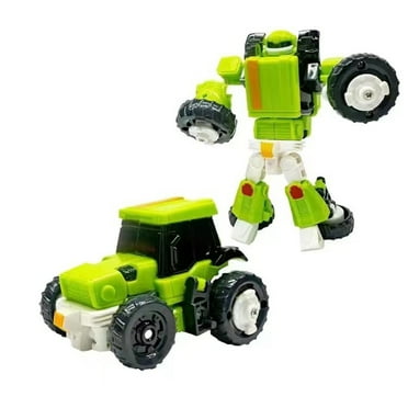 JANGSLNG 15cm Robot Transformer Toy Various Style Fast Fighter Aircraft Tractor Tank Train Cartoon Model Toy Collectible Children Robot Transforming Vehicles Toy Birthday Gift