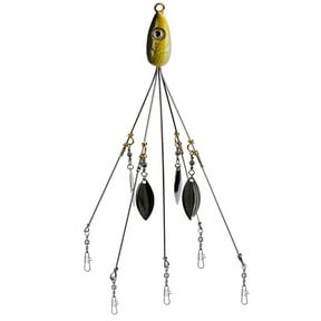 JANGSLNG 18g 5 Arm Alabama Rig Head Umbrella Fishing Group Lures Bass Swimming Baits
