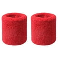 thumbnail image 1 of JANGSLNG 2Pcs Wristbands Absorb Sweat Towel Wrist Protector for Badminton Tennis Sport, 1 of 8