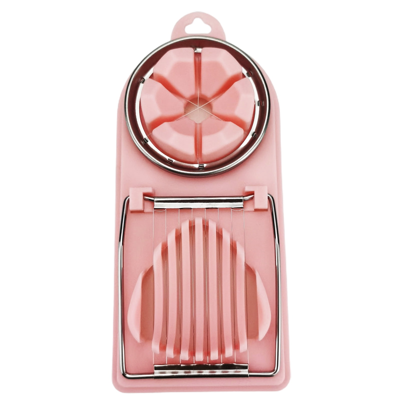 JANGSLNG 3in1 Egg Slicer Cutter with Hanging Hole Food Grade BPA Free Detachable Cutting Wire