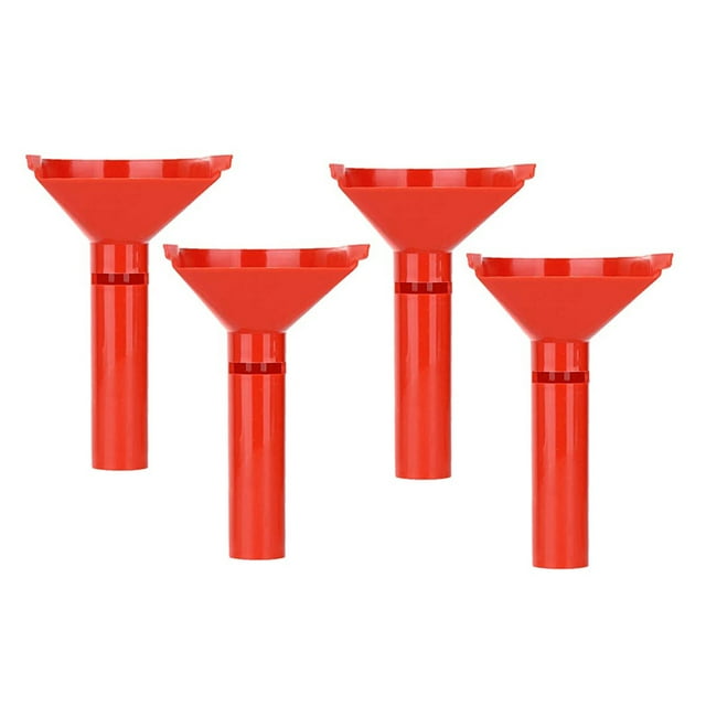 JANGSLNG 4Pcs Coin Sorter Tubes Set ColorCoded Funnel Shaped Counting