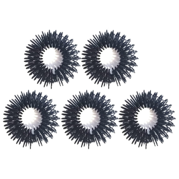 JANGSLNG 5Pcs Massage Circles Round Smell-less Long-term Use Kill Time Flexibility Relieve Stress Metal Mini Spring Anti-Stress Rings Daily Accessories
