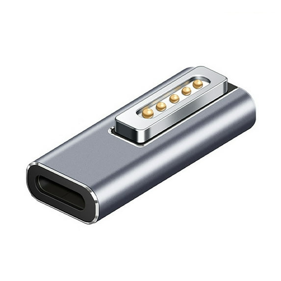 EKIDAZB Adapter Charger Quick Charge Magnetic Aluminum Alloy PD USB C to Mag-Safe 2 Power Converter for MacBook Air/Pro