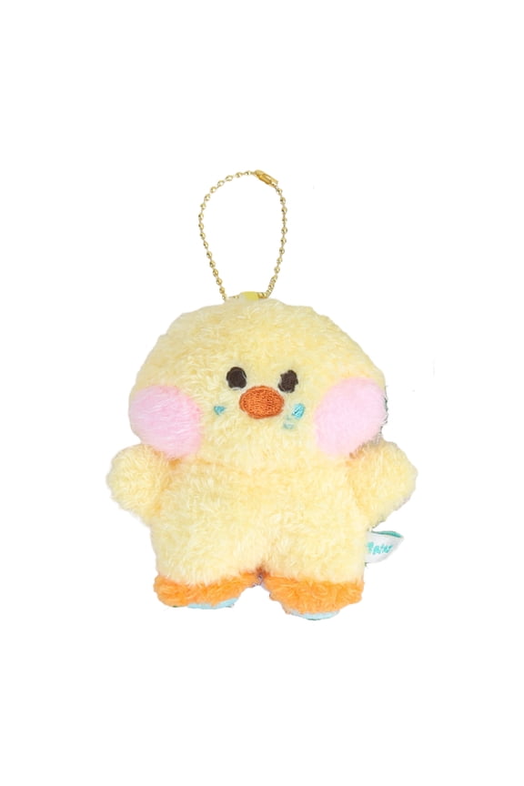 Animal Plush Pendant Lovely Frog Chick Bear Rabbit Bread Doll Plushies Decoration PP Cotton Stuffed Doll Keychain Backpack Ornament Girl Gift