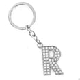 thumbnail image 1 of JANGSLNG Bling Alphabet Keyring Initial Letter Unisex Rhinestone Inlaid Keychain Gift, 1 of 6