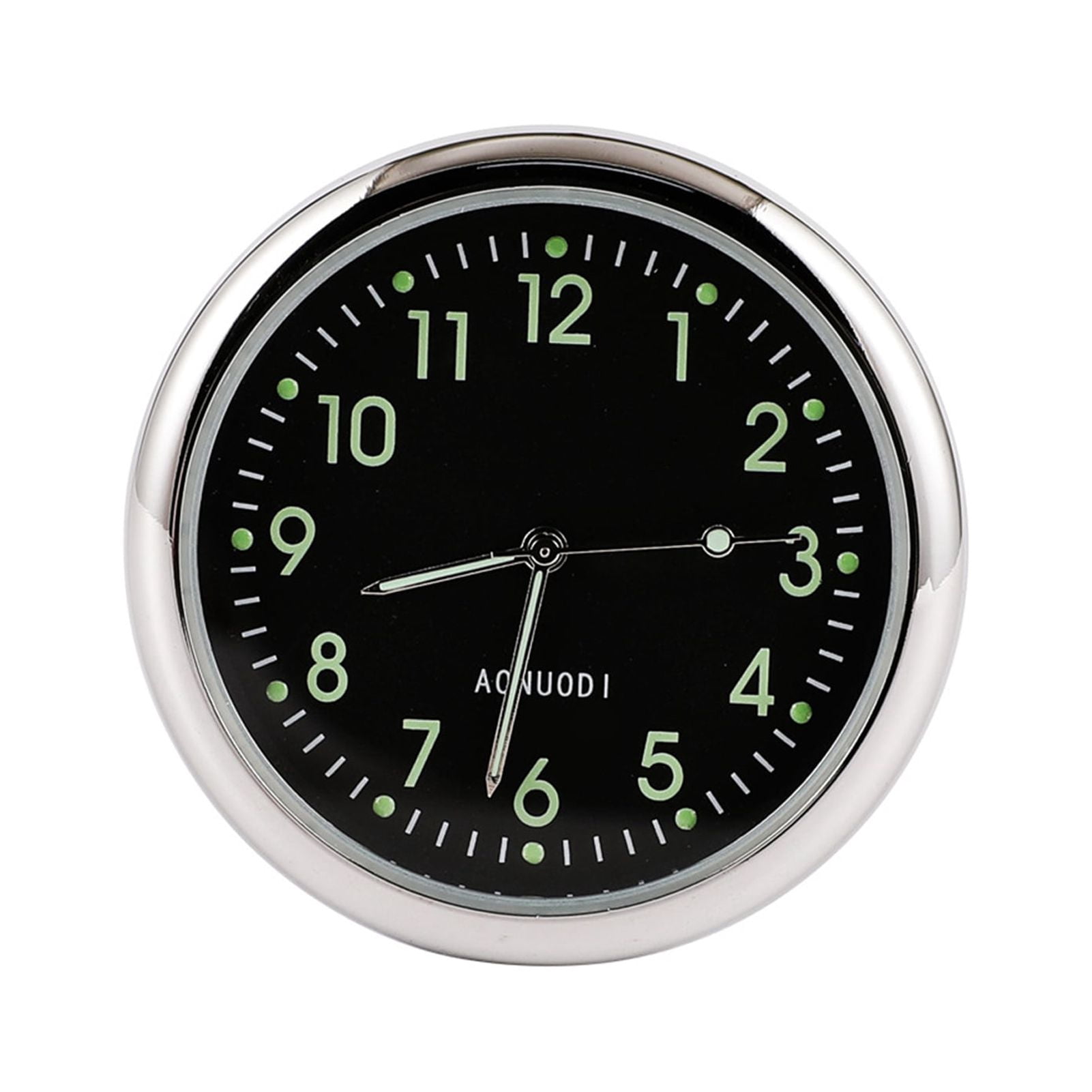 JANGSLNG Car Clock Round Digital Button Battery Operated High/Low ...