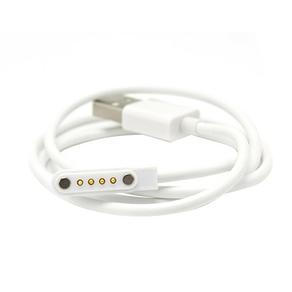 JANGSLNG Charging Cable Fast Charging Bendable Rubber 80cm Charging Cable for Watch for 4Pin Smart Watch