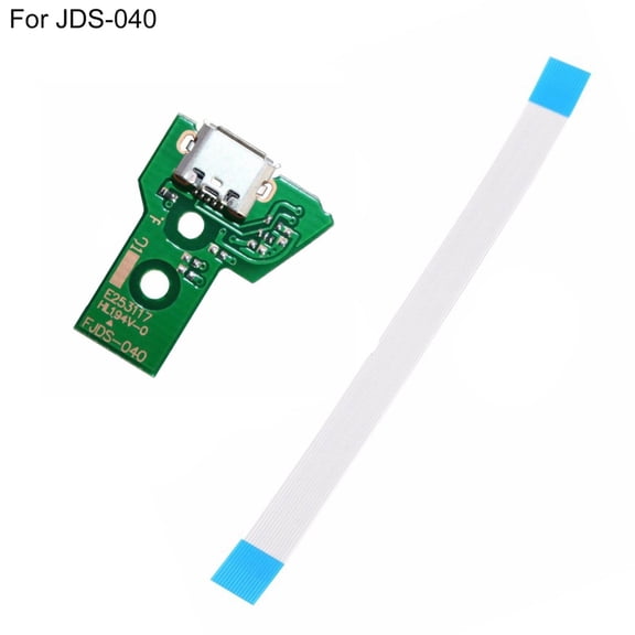 JANGSLNG Charging Port Board Lightweight Precise 12Pin Flex Cable USB Charging Port Socket Board for for PS4 JDS 030/JDS 040/JDS 055