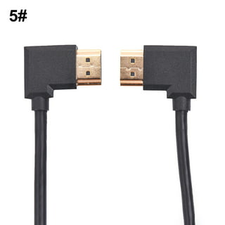 Short 90 degree Left Right UP Down angle HDMI-compatible Cable Double HDTV  Line Male to