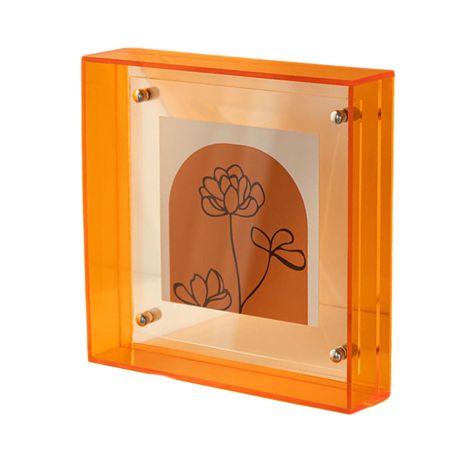 JANGSLNG Dazzling Acrylic Photo Frame Ornaments Printing And Framing Creative Picture Frame
