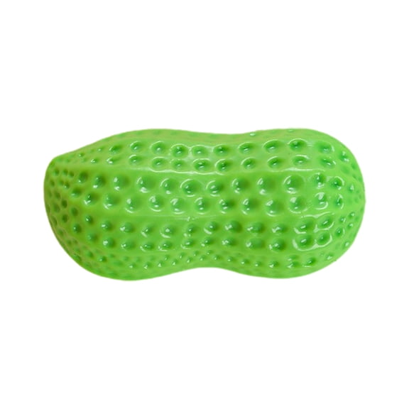 JANGSLNG Dog Chew Toy Dog Teething Toy Peanut Shape Bite-resistant Safe No Odor Teeth Cleaning Indestructible Entertainment Reduce Stress Companion Dogs Chew Toy