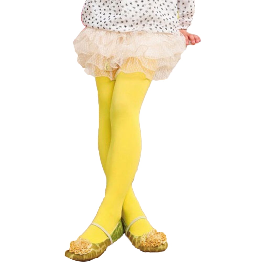 JANGSLNG Girl Candy Color Breathable Elastic Leggings Pantyhose Ballet
