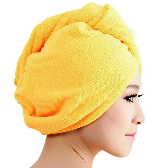 JANGSLNG Hair Turban Breathable Strong Absorbent Microfiber Hair Drying Towel for Bathroom