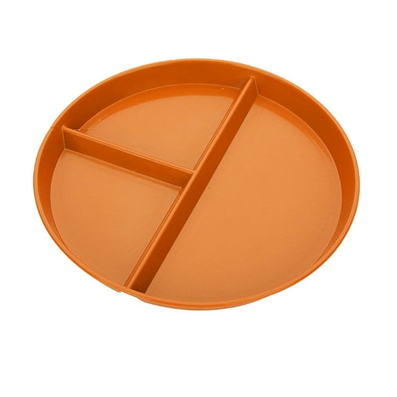 Jangslng Home Breakfast Tableware Children Three Compartment Divided Meal Plate Weight Loss Ration Unbreakable Dish Plate