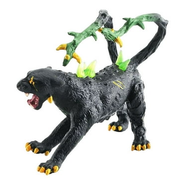 JANGSLNG Monsters Figurine Various Water Crab Octopus Ice Demon Cattle Black Panther Monsters Model Ornament PVC Mythical Animal Statue Model Decoration Kids Educational Toy