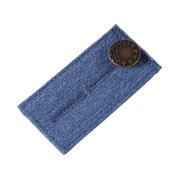 JANGSLNG Pants Extender Button Five-pointed Star Leaf Pattern Soft Metal Washable Jeans Expander for Pregnant Woman