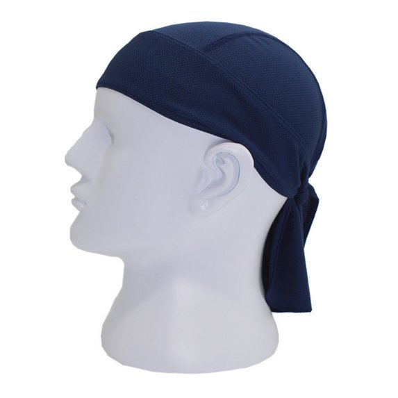 JANGSLNG Solid Color Breathable Motorcycle Wrap Biker Hat Unisex Headscarf Bandana Cap