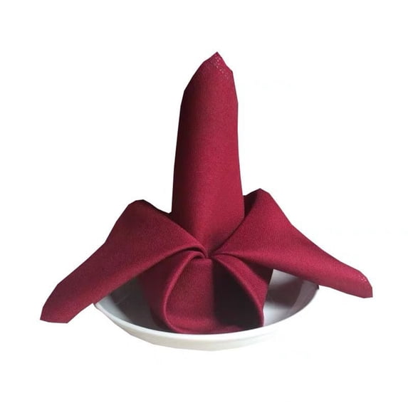 JANGSLNG Solid Color Napkin Reusable Washable Cloth Home Hotel Wedding Party Accessries