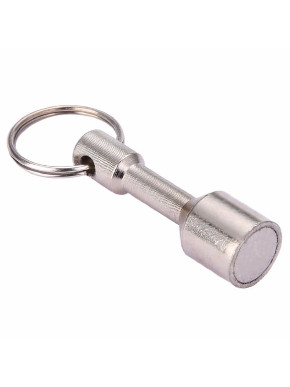 Super Strong Metal Magnet Keychain Split Ring Pocket Keyring Hanging Holder