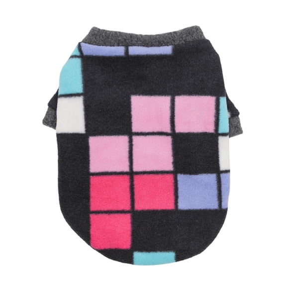 JANGSLNG Winter Dog Clothes Lovely Dinosaur Star Checkered Paw Printed Pullover Streetwear Keep Warm Sweater Shirt Pet Two-legged Clothes Puppy Costume