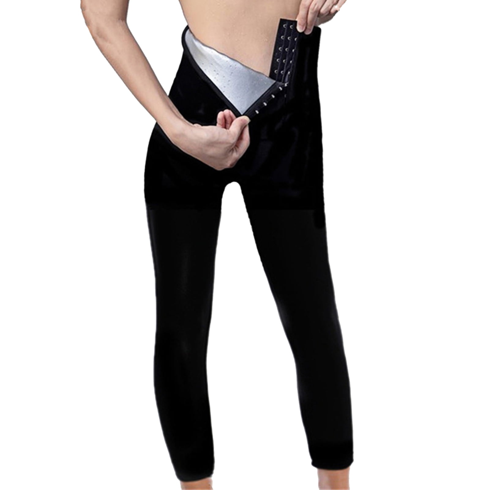 JANGSLNG Women Pants Weight Loss Fat Burner Sweating High Waist Tummy