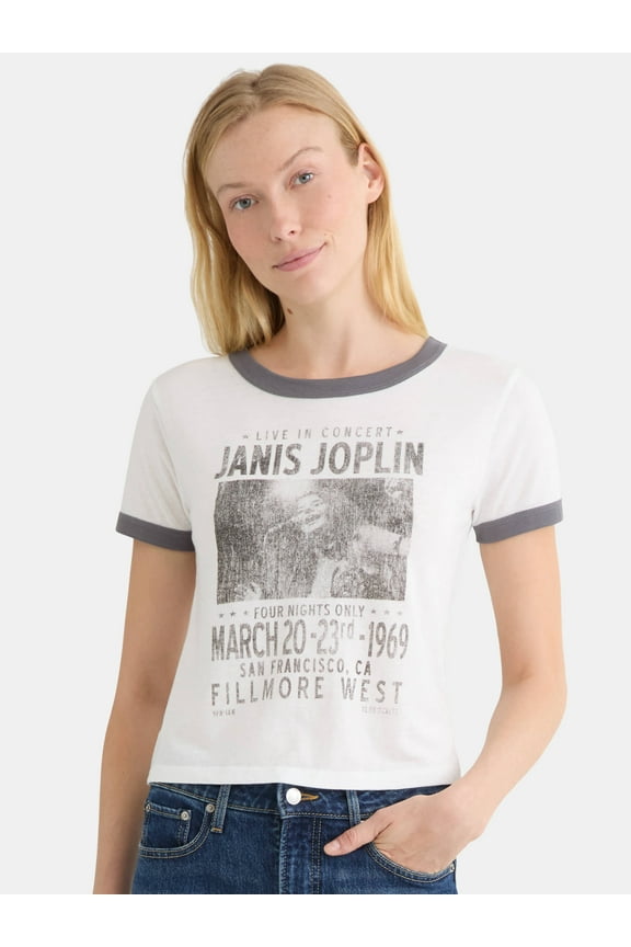 Short Sleeve Graphic Tee, Women's and Women's Plus