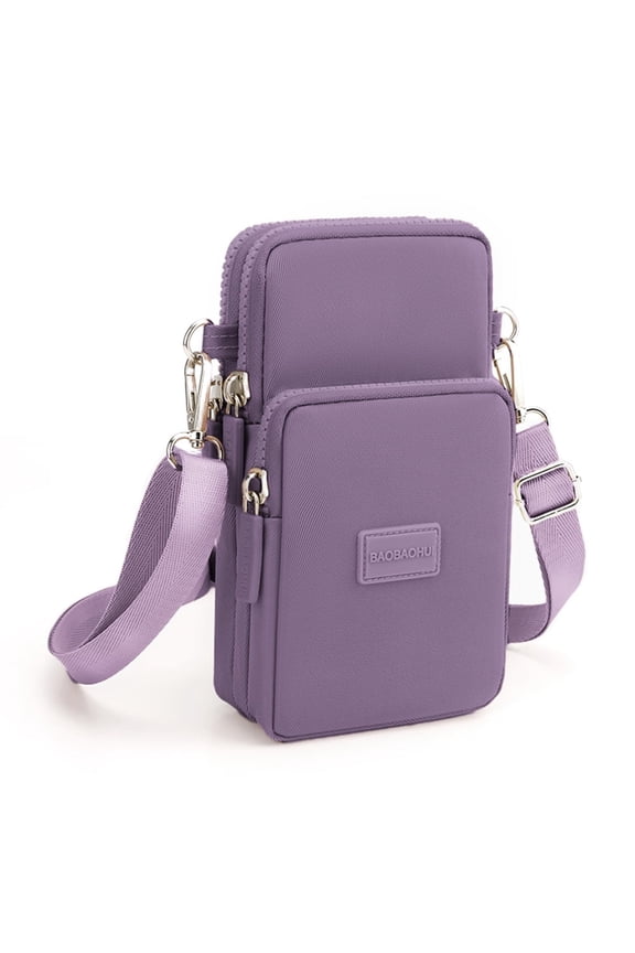 Women Small Crossbody Bags Nylon Over Shoulder Purses Zipper Closure Travel Purse Roomy Design for Phone and Essentials with Adjustable Strap