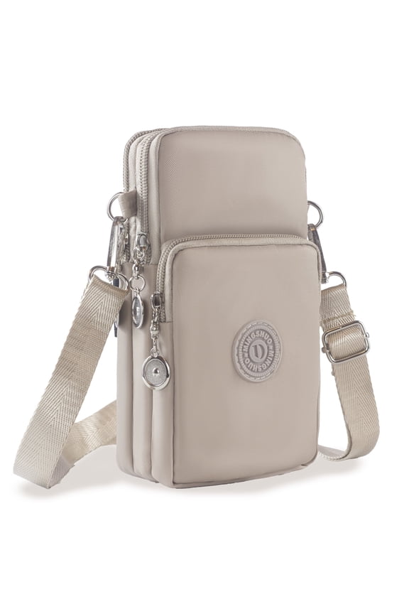 Women Small Crossbody Bags Nylon Over Shoulder Purses Zipper Closure Travel Purse Roomy Design for Phone and Essentials with Adjustable Strap