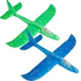 thumbnail image 1 of JANSION Hand Throw Airplane Toys Foam Airplane Glider Plane Soft Foam Airplane Led Rainbow Light Hand Throw Aircraft for Kids As The Best Gift 18.89 x 4.7 x 1.3 inches, 1 of 11
