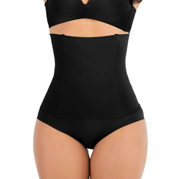 JANSION Postpartum Belly Band Postpartum Belly Wrap Belly Shaper Post Partum Waist Trainer Tummy Stomach Compression for Women