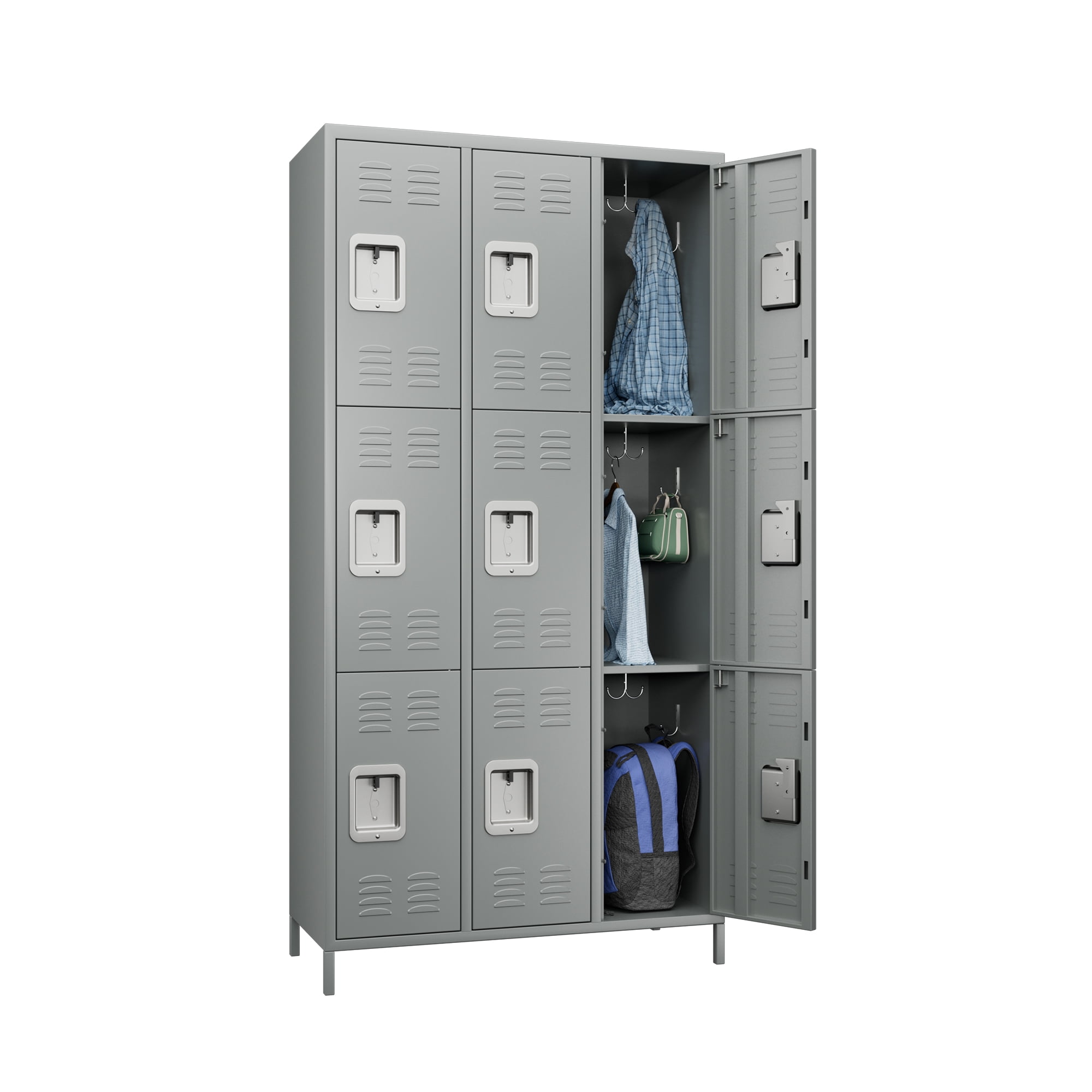 JAORD Metal Locker Storage Cabinet for Employees, 72