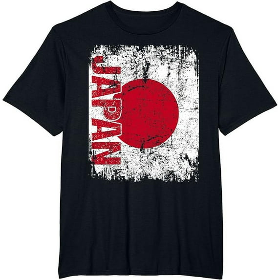 JAPAN JAPANESE Flag Vintage Distressed JAPAN T-Shirt
